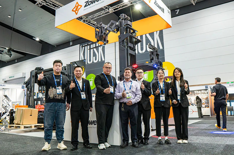 Exhibition Direct|Zowell Intelligent Forklifts brilha na CeMAT AUSTRALIA 2024!